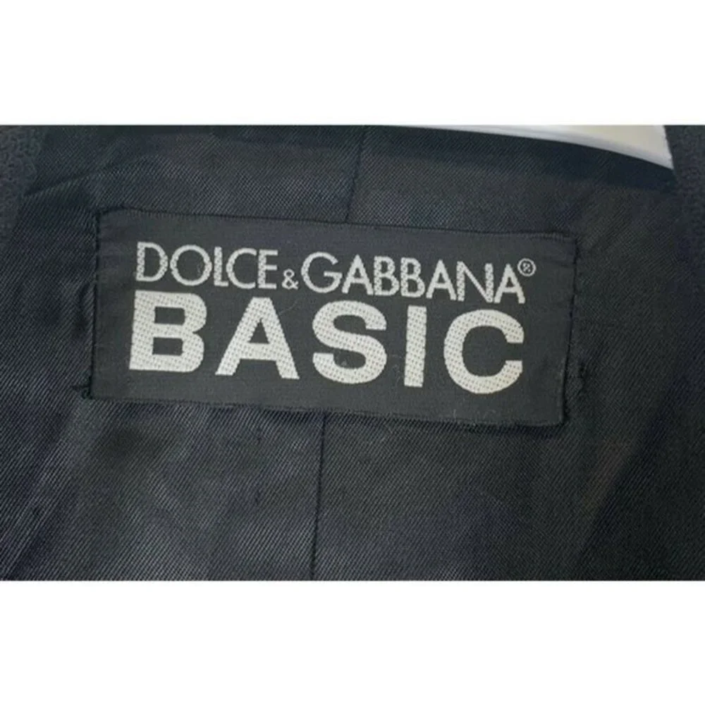 Dolce & Gabbana Basic 46 Virgin Wool Single Breasted Trench Coat Made In Italy - Picture 7 of 11